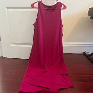 Banana republic rose colored sleeveless dress
